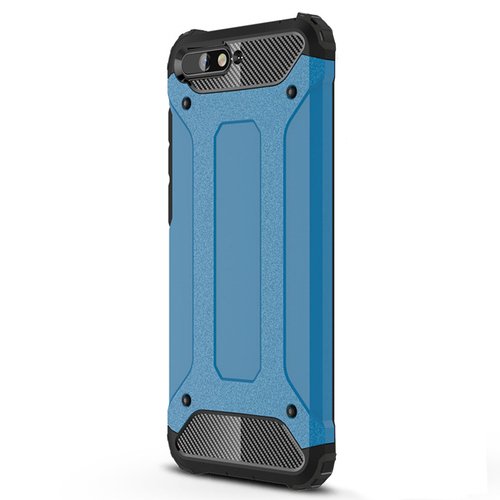 Microsonic Huawei Y6 2018 Kılıf Rugged Armor Mavi