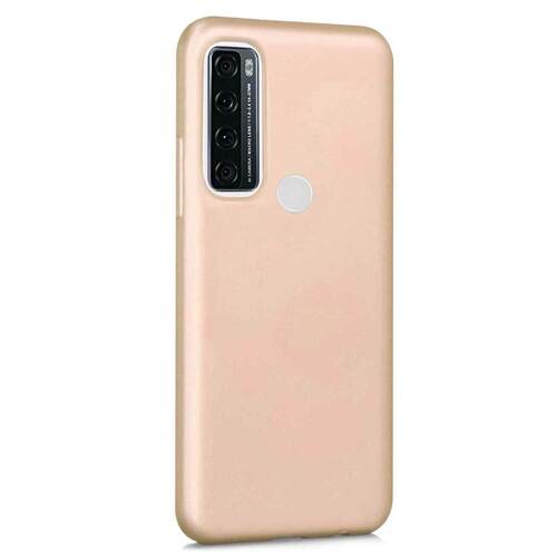 Microsonic Matte Silicone TCL 20 SE Kılıf Gold