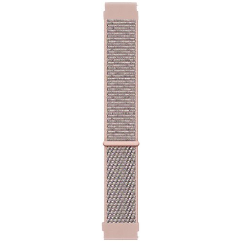 Microsonic Garmin Vivoactive 3 Hasırlı Kordon Woven Sport Loop Rose Gold