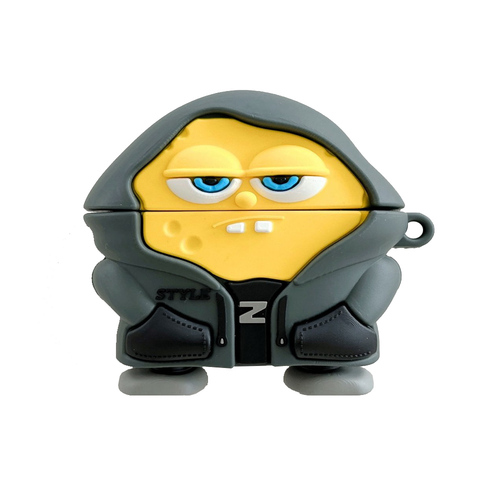 Microsonic AirPods Pro 3 Kılıf Cartoon Figürlü Silikon Crtn-Fgr-Spngb-Kpsn