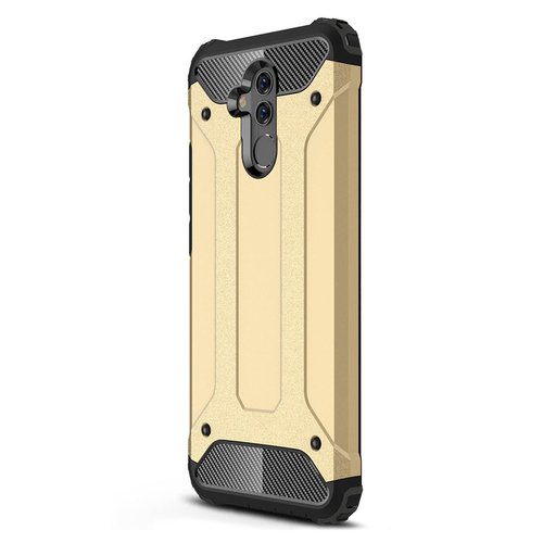 Microsonic Huawei Mate 20 Lite Kılıf Rugged Armor Gold