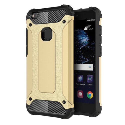 Microsonic Huawei P10 Lite Kılıf Rugged Armor Gold