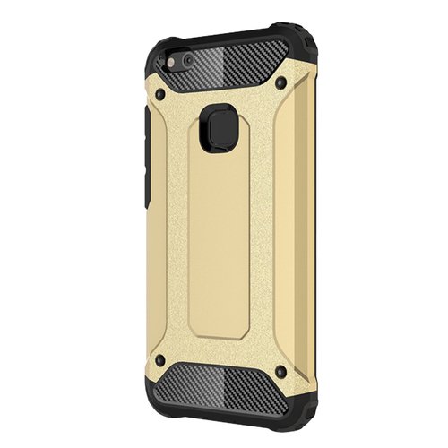 Microsonic Huawei P10 Lite Kılıf Rugged Armor Gold