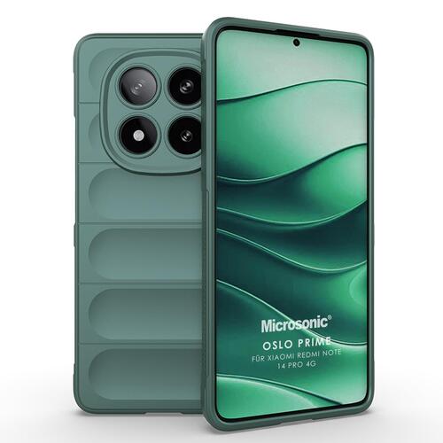 Microsonic Xiaomi Redmi Note 14 Pro Plus Kılıf Oslo Prime Yeşil