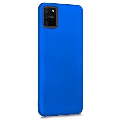 Microsonic Matte Silicone Samsung Galaxy A91 (S10 Lite) Kılıf Mavi