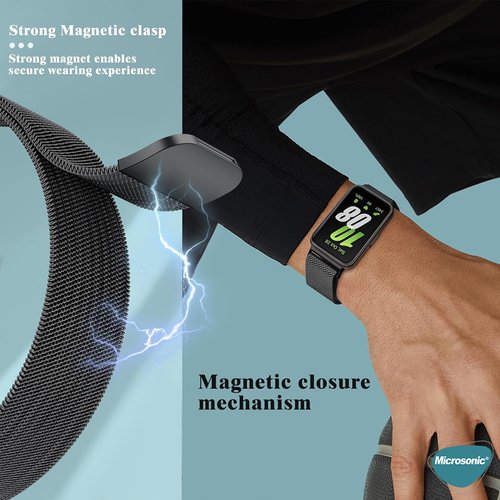 Microsonic Xiaomi Redmi Watch 5 Milanese Loop Kordon Rose Gold