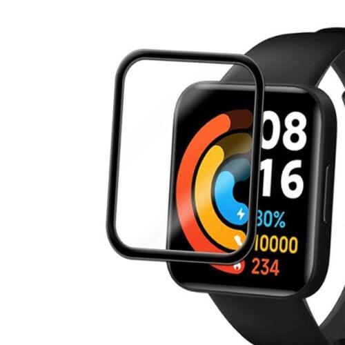 Microsonic Xiaomi Poco Watch Tam Kaplayan Nano Cam Ekran Koruyucu Siyah