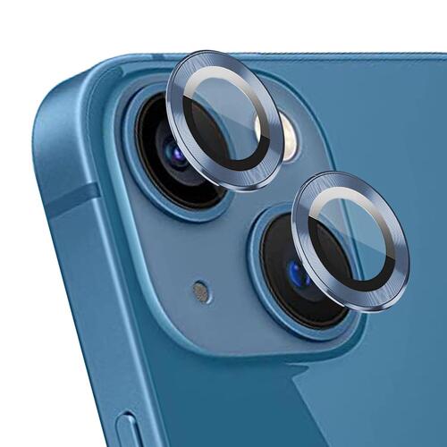 Microsonic Apple iPhone 15 Plus Tekli Kamera Lens Koruma Camı Sierra Mavisi