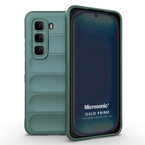 Microsonic Infinix Hot 50 Pro 4G Kılıf Oslo Prime Yeşil
