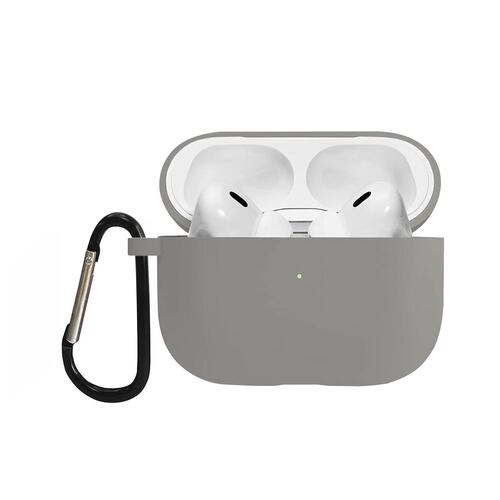 Microsonic AirPods Pro 3 Liquid Silicone Lansman Gri