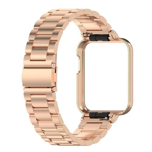 Microsonic Xiaomi Redmi Watch 2 Lite Metal Stainless Steel Kordon Rose Gold