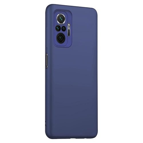 Microsonic Matte Silicone Xiaomi Redmi Note 10 Pro Max Kılıf Lacivert