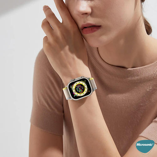 Microsonic Samsung Galaxy Watch 5 40mm Kordon Hike Spiral Yeşil