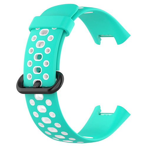 Microsonic Xiaomi Poco Watch Rainbow Band Kordon Yeşil Beyaz