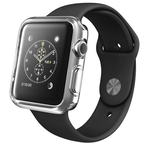 Microsonic Apple Watch Series 3 38mm Kılıf Clear Soft Şeffaf