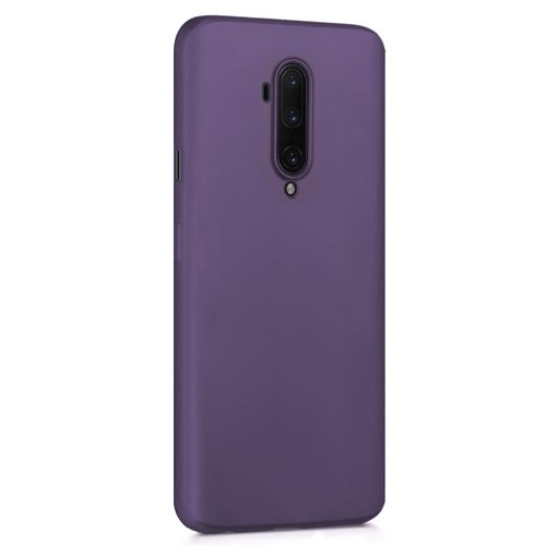 Microsonic Matte Silicone OnePlus 7T Pro Kılıf Mor