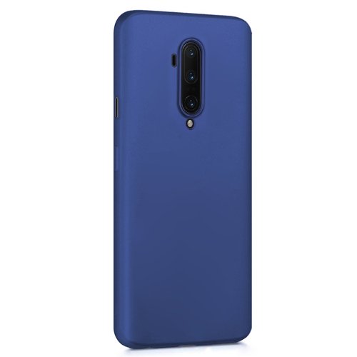 Microsonic Matte Silicone OnePlus 7T Pro Kılıf Lacivert