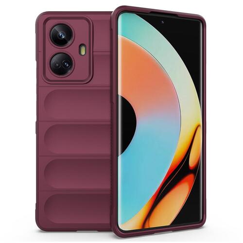 Microsonic Realme 10 Pro 5G Kılıf Oslo Prime Bordo