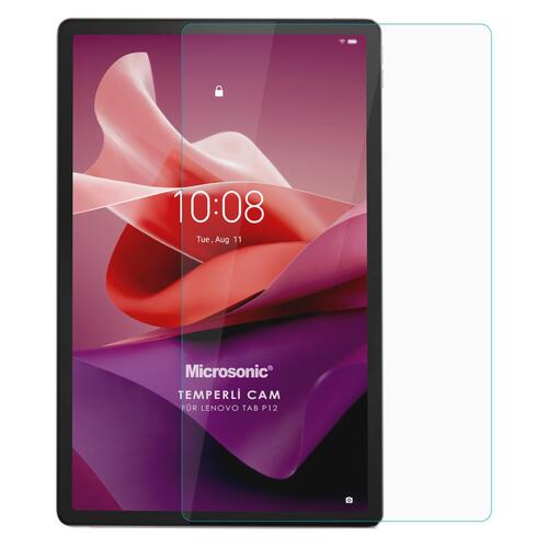 Microsonic Lenovo Idea Tab Pro 12.7 TB-373FU Tempered Glass Cam Ekran Koruyucu