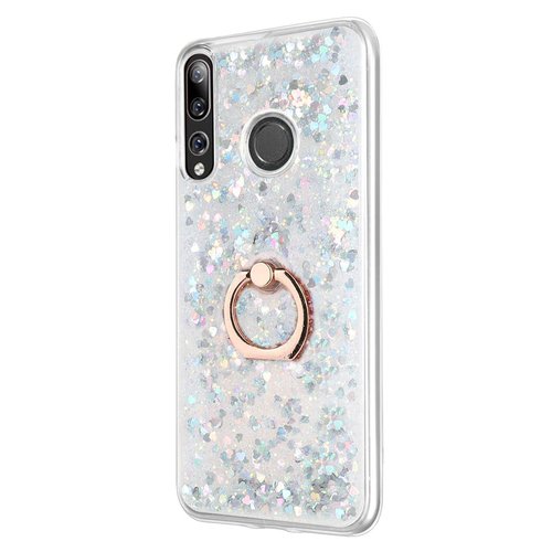 Microsonic Huawei Y9 Prime 2019 Kılıf Glitter Liquid Holder Gümüş