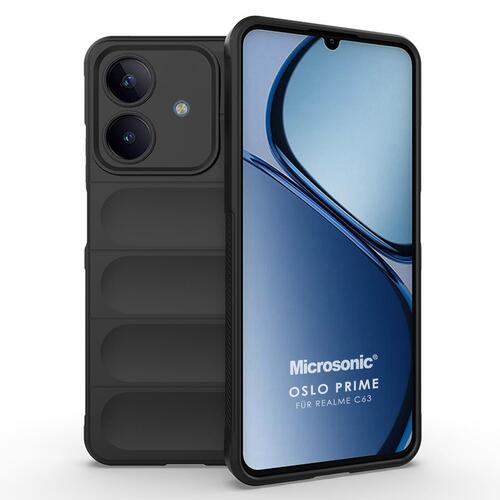 Microsonic Realme C63 Kılıf Oslo Prime Siyah