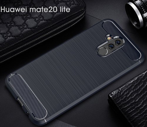 Microsonic Huawei Mate 20 Lite Kılıf Room Silikon Lacivert