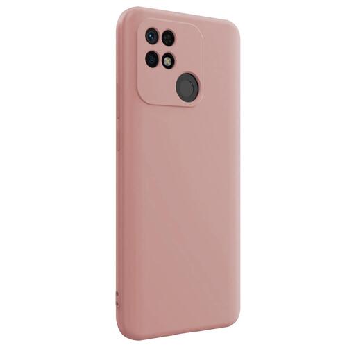 Microsonic Matte Silicone Xiaomi Poco C40 Kılıf Rose Gold