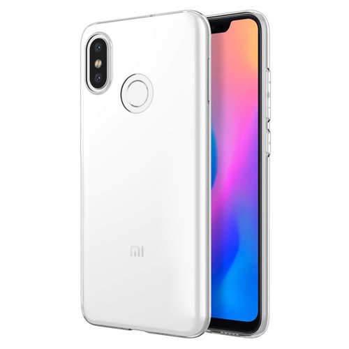 Microsonic Xiaomi Mi 8 Kılıf Transparent Soft Beyaz