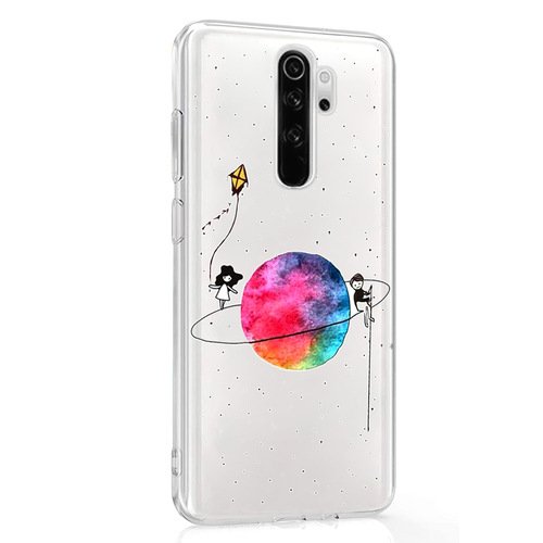 Microsonic Xiaomi Redmi Note 8 Pro Desenli Kılıf Gezegen