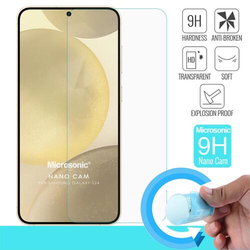 Microsonic Samsung Galaxy S25 FE Nano Glass Cam Ekran Koruyucu