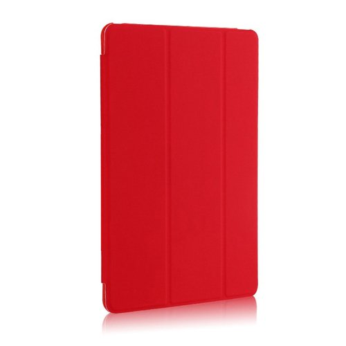 Microsonic Apple iPad 9.7 2017 (A1822-A1823) Smart Case ve arka Kılıf Kırmızı