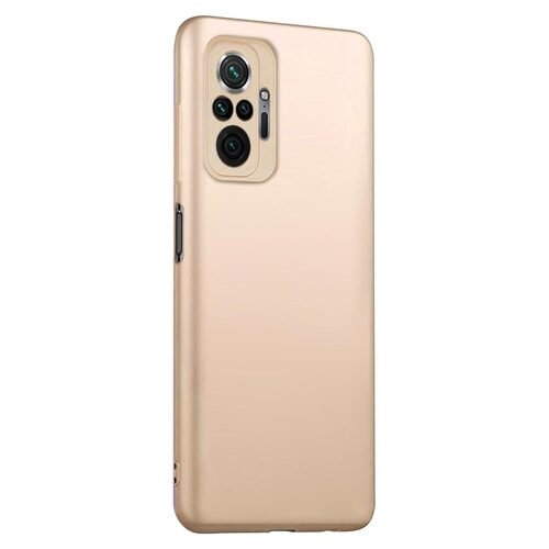 Microsonic Matte Silicone Xiaomi Redmi Note 10 Pro Max Kılıf Gold