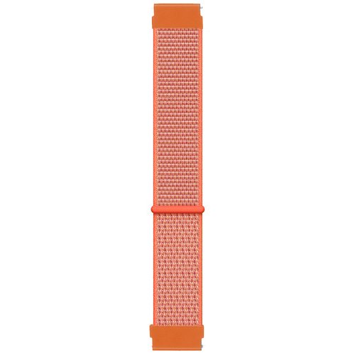 Microsonic Samsung Galaxy Watch Active 2 44mm Hasırlı Kordon Woven Sport Loop Turuncu