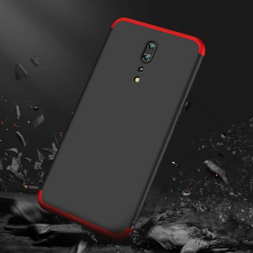 Microsonic Oppo Reno Z Kılıf Double Dip 360 Protective Siyah