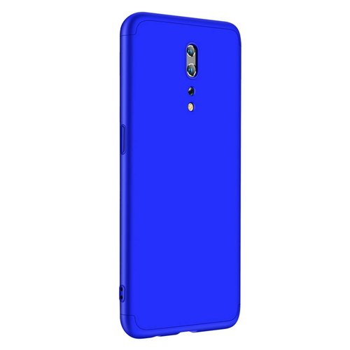 Microsonic Oppo Reno Z Kılıf Double Dip 360 Protective Mavi