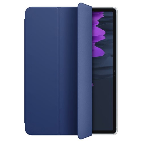 Microsonic Samsung Galaxy Tab S8 Ultra X900 Kılıf Slim Translucent Back Smart Cover Lacivert