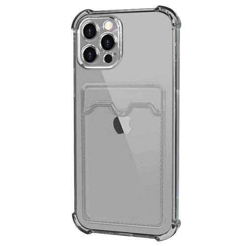 Microsonic Apple iPhone 12 Pro Card Slot Shock Kılıf Siyah