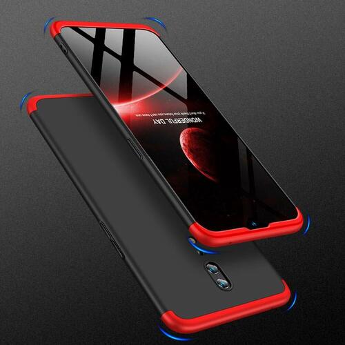 Microsonic Oppo Reno Z Kılıf Double Dip 360 Protective Kırmızı