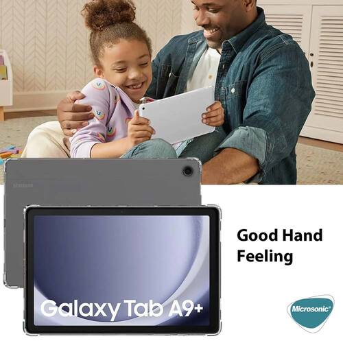 Microsonic Samsung Galaxy Tab A9 Plus Kılıf Shock Absorbing Şeffaf