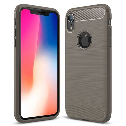 Microsonic Apple iPhone XR (6.1'') Kılıf Room Silikon Gri