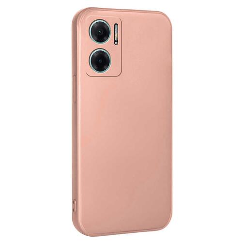 Microsonic Matte Silicone Xiaomi Redmi 10 5G Kılıf Rose Gold