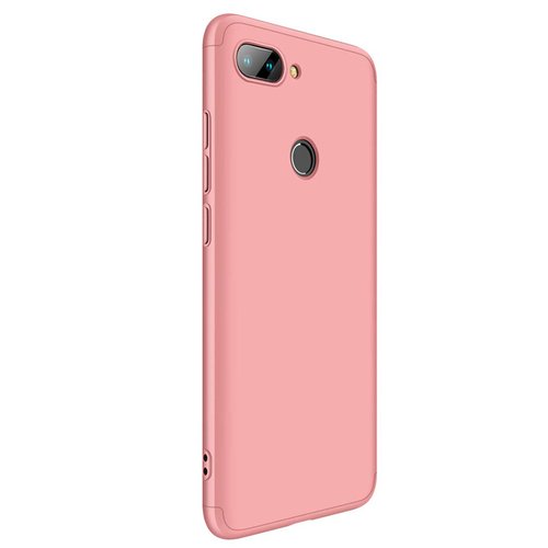 Microsonic Xiaomi Mi 8 Lite Kılıf Double Dip 360 Protective Rose Gold