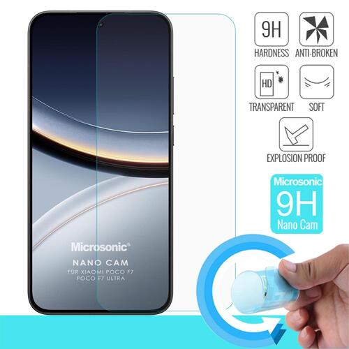 Microsonic Xiaomi Poco F7 Ultra Nano Glass Cam Ekran Koruyucu