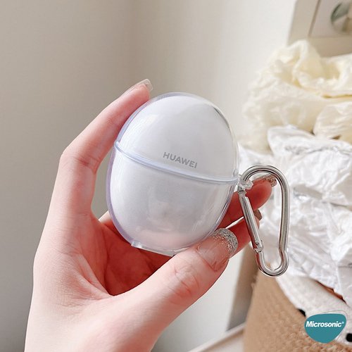 Microsonic Huawei FreeBuds 6 Kılıf Transparent Clear Soft Şeffaf
