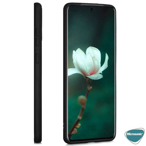 Microsonic Matte Silicone Vivo Y70 Kılıf Siyah