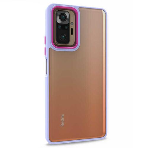 Microsonic Xiaomi Redmi Note 10 Pro Max Kılıf Bright Planet Lila