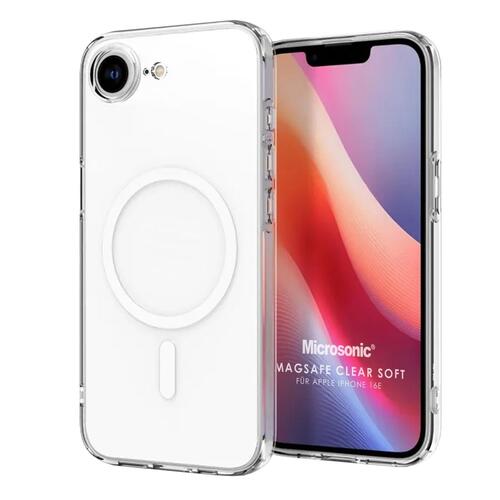 Microsonic Apple iPhone 17e Kılıf MagSafe Clear Sararmaz Şeffaf