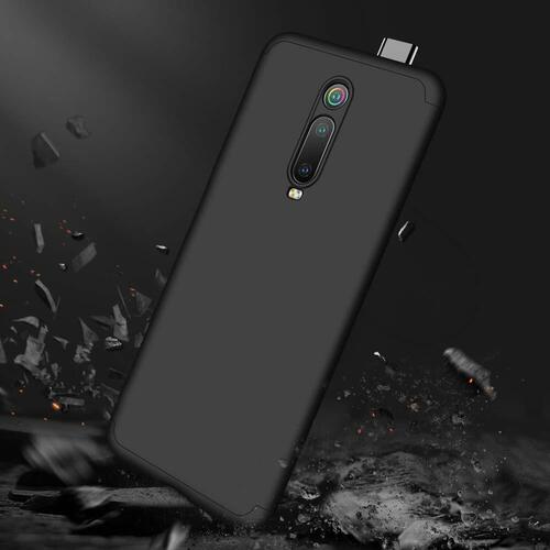 Microsonic Xiaomi Redmi K20 Kılıf Double Dip 360 Protective Siyah