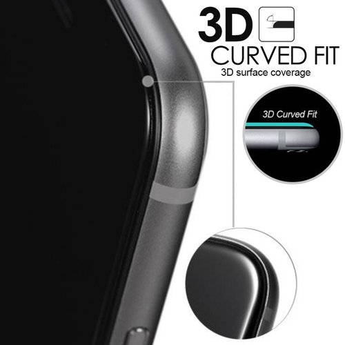 Microsonic Samsung Galaxy J7 Prime 3D Kavisli Temperli Cam Ekran koruyucu Kırılmaz Film Beyaz