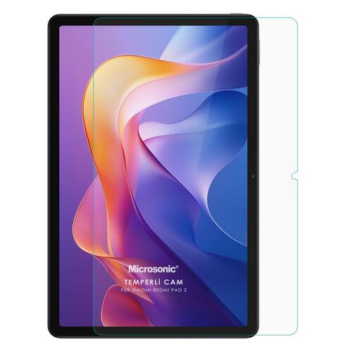 Microsonic Xiaomi Redmi Pad 2 Tempered Glass Cam Ekran Koruyucu